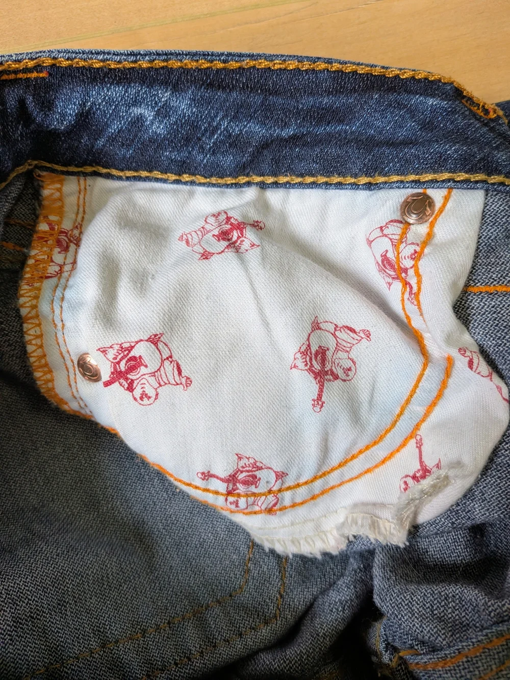 Vintage Y2K 00's USA Made True Religion Women’s Denim Jeans Classic Back Pocket - Picture 8 of 11